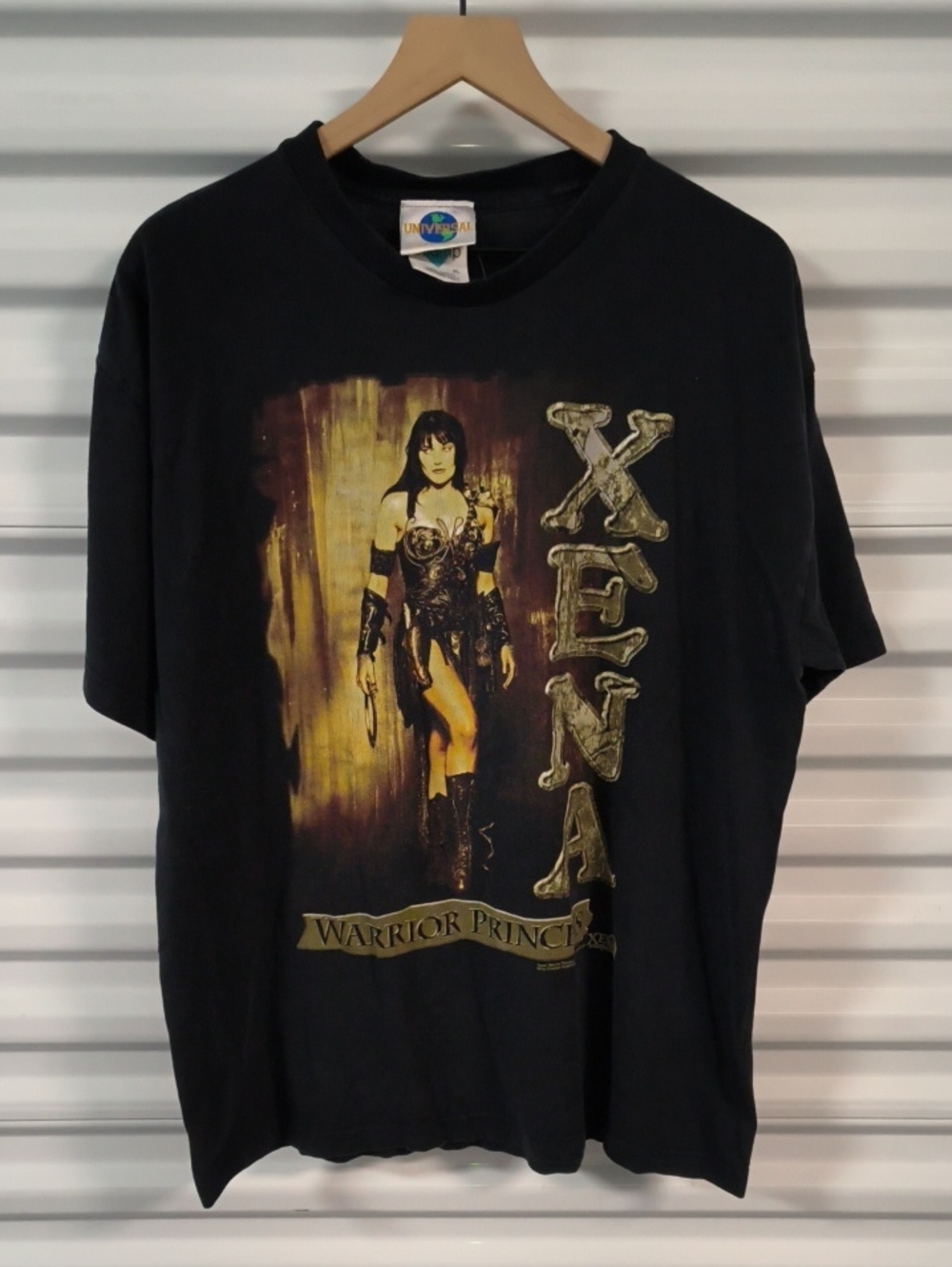 Vtg 1997 Xena: Warrior Princess Short Sleeve Crewneck T-shirt XL Rare